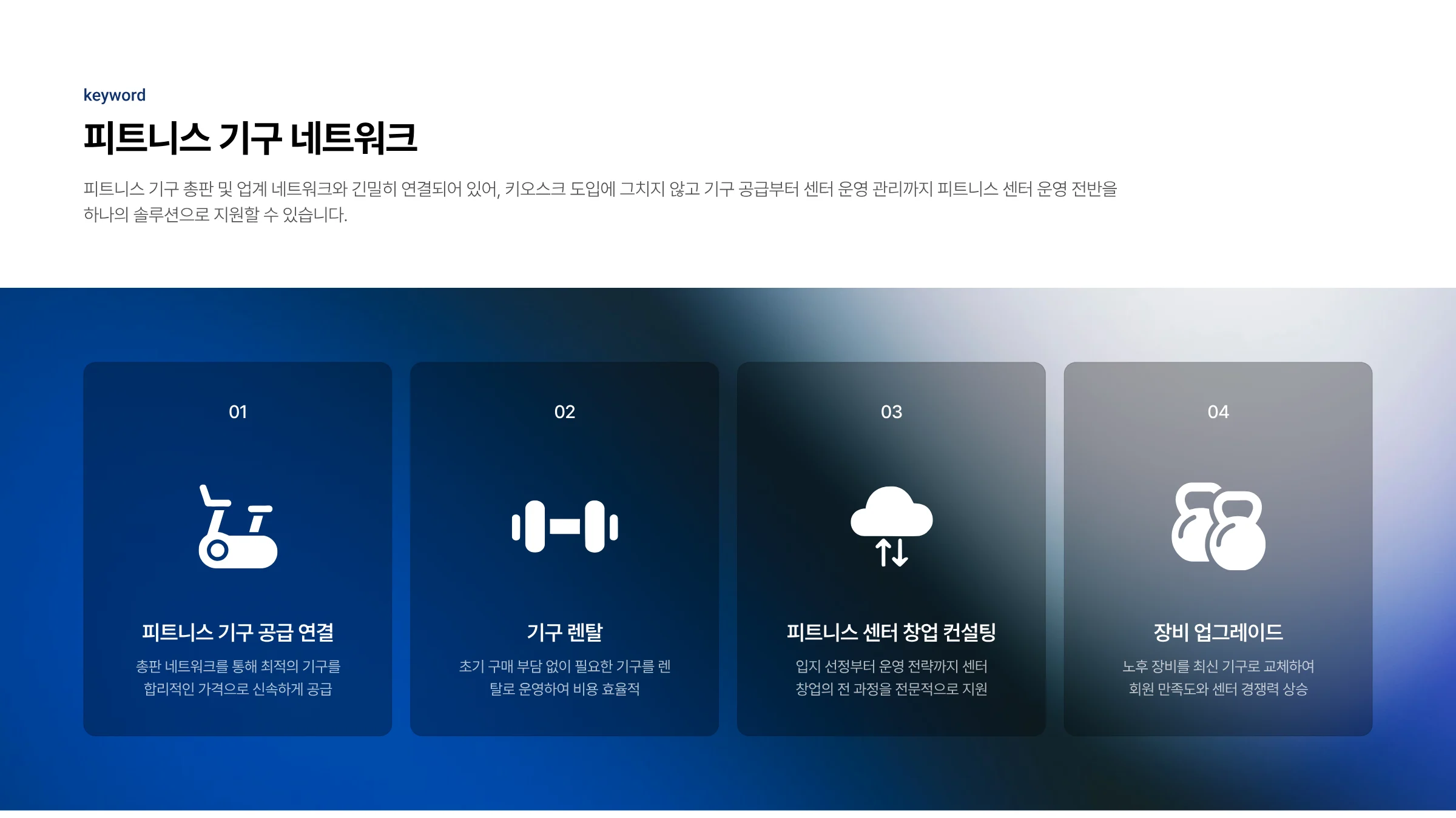 피트니스 센터 통합 솔루션 제안서 10페이지