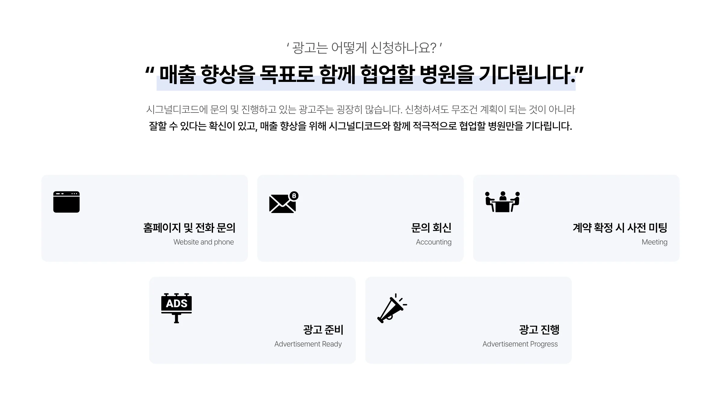 시그널디코드 병원 마케팅 제안서 49페이지