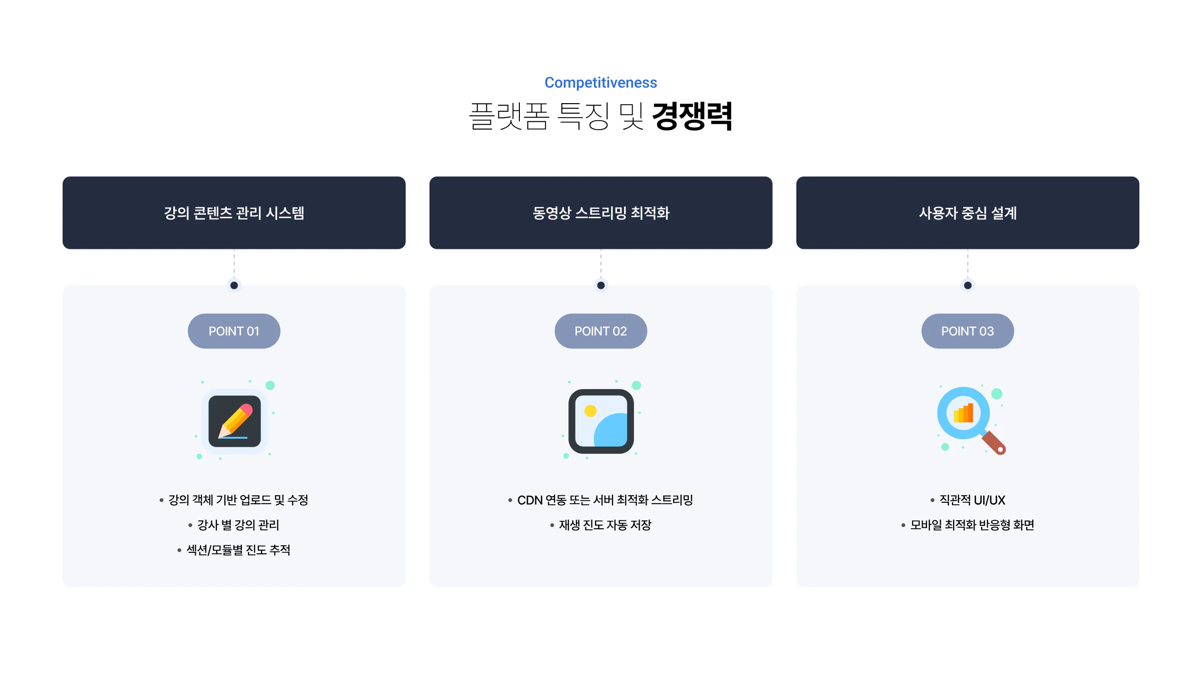 동영상 강의 서비스 웹 플랫폼 구축 6페이지
